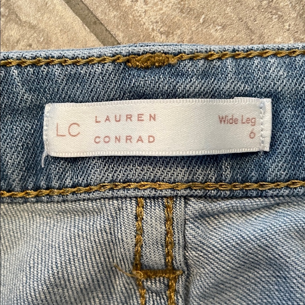 LC Lauren Conrad high waist wide leg jeans - Picture 2 of 12